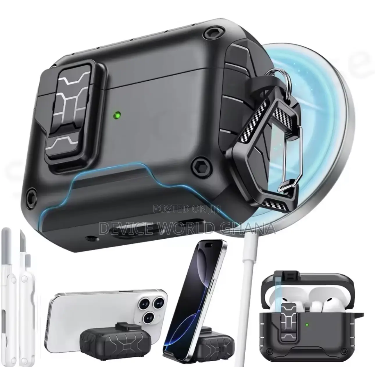 Ky Armor Protective Case For Apple Airpods Pro 3 ( Only The Case)