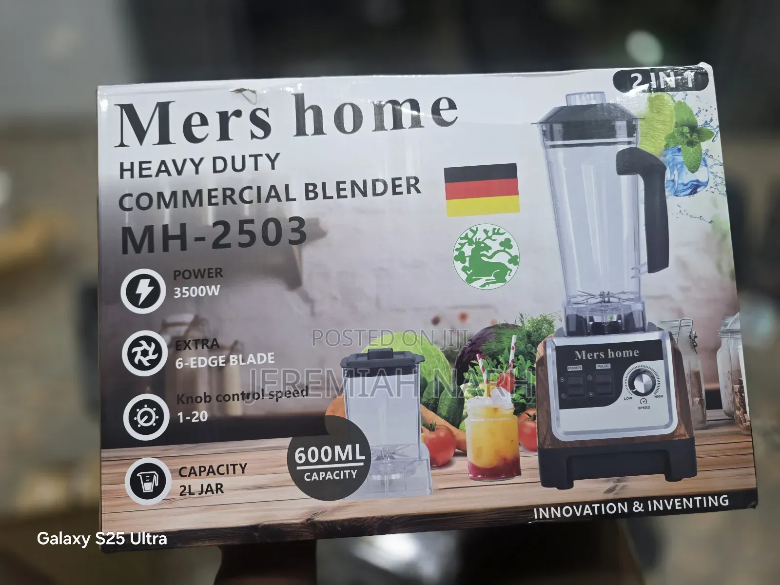 Mers Home Commercial Blender