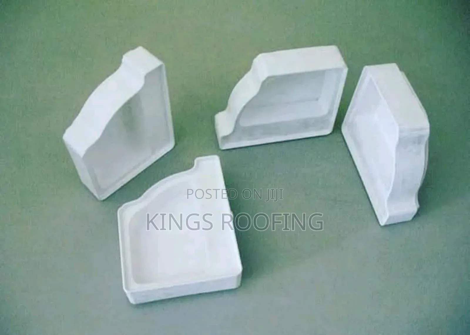 Pvc Plastic Rain Gutter Down Pipe, Clip Accessories