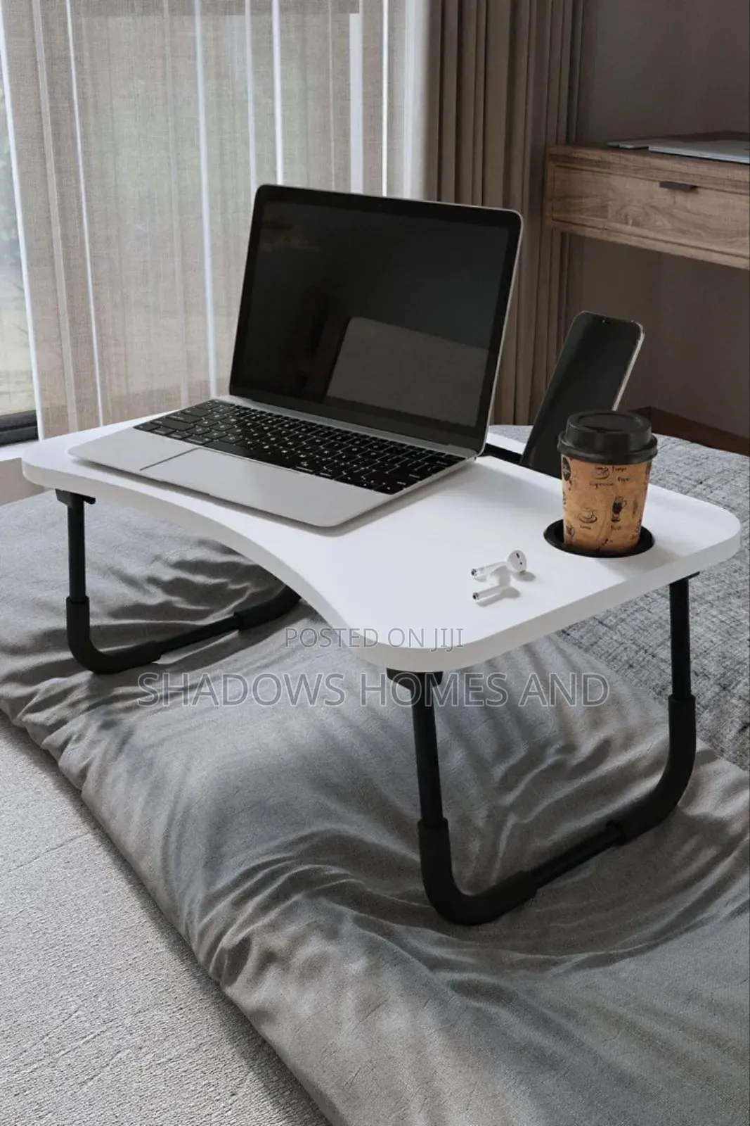 Foldable Laptop Table With Usb