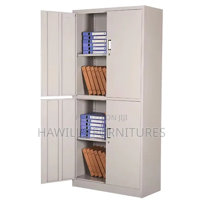4 -door Cabinet Designed To Secure Documents  Storage.