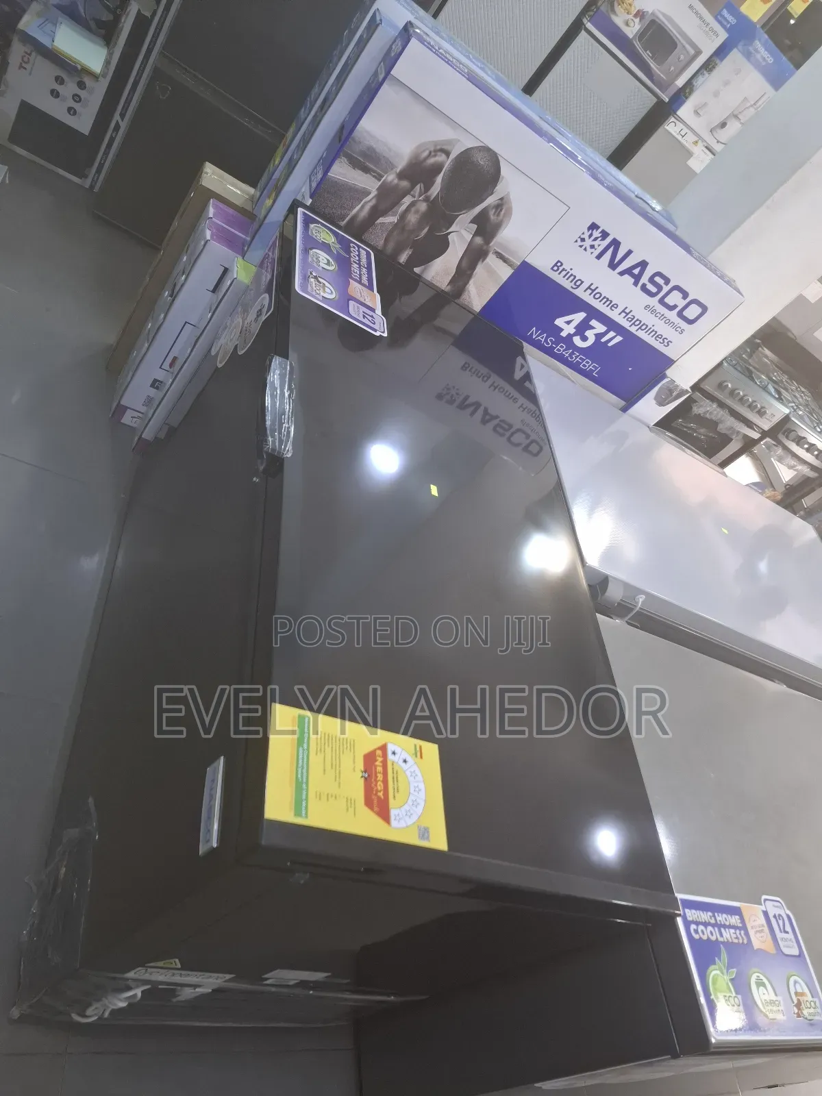 Nasco 400 Litres Chest Freezer Black Colour Available for Sale