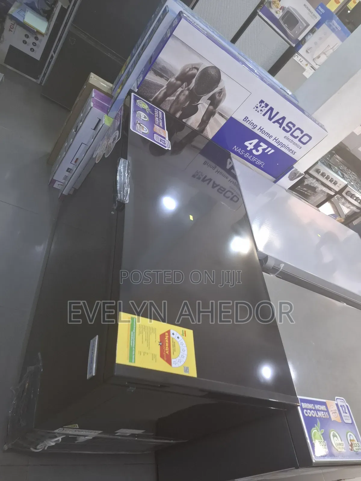 Nasco 400 Litres Chest Freezer Black Colour Available for Sale