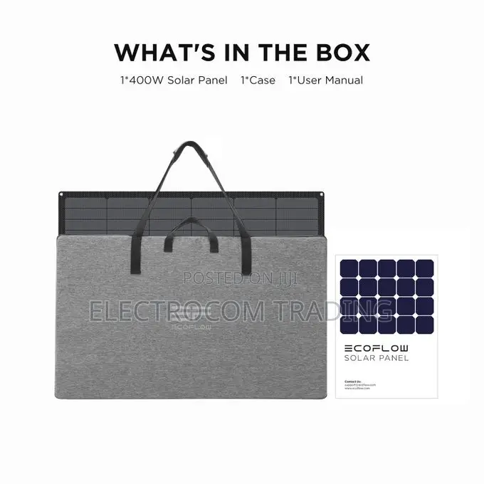 Ecoflow 400w Portable Solar Panel for Solar Generators Foldable