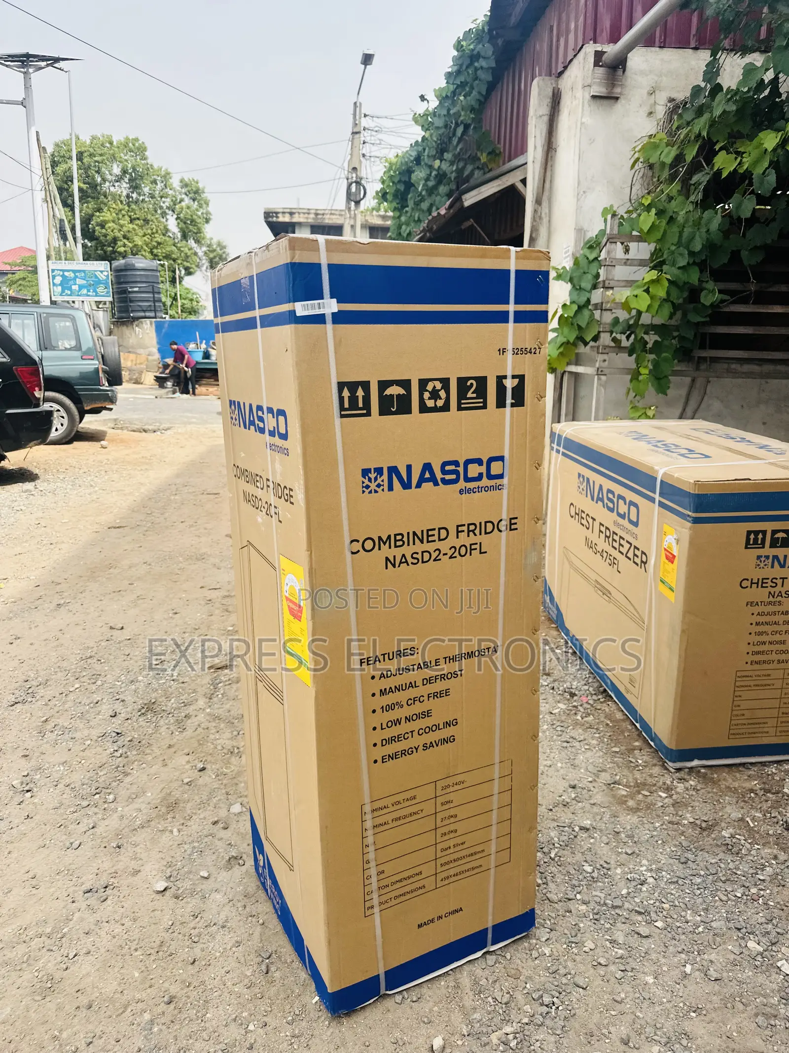 High Quality Nasco-D2-20fl Nasco Fridge Bottom Freezer 158ltr Silver
