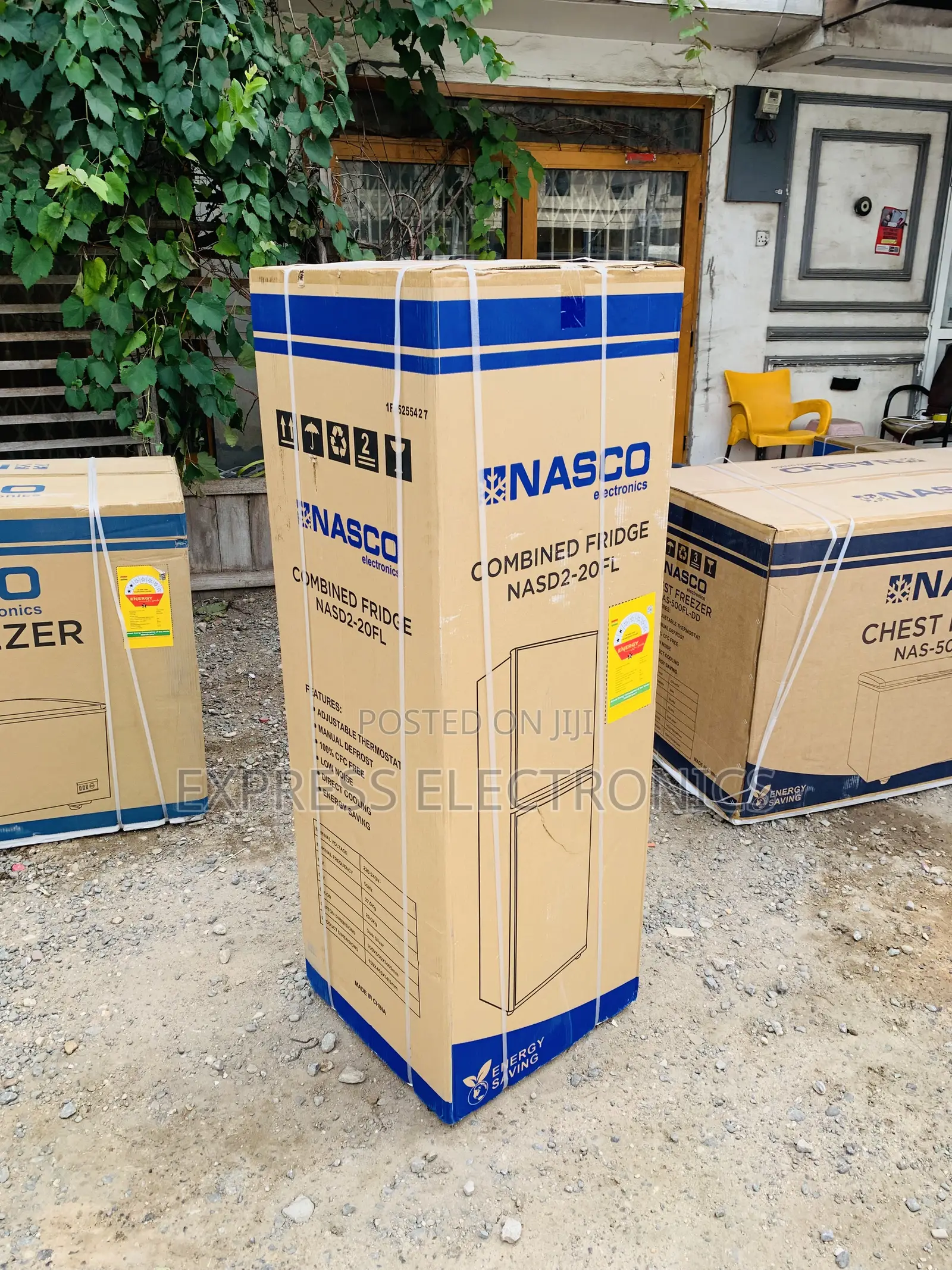 Get a New Sleek Nasco-D2-20fl Nasco Fridge Bottom Freezer 158ltr