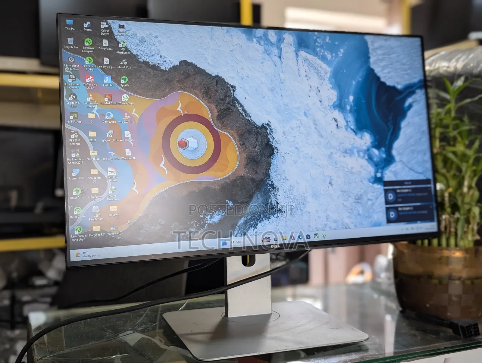 Dell Ultrasharp 24 Inch Infinity Edge Monitor U2417h, FHD 1920 X 1080