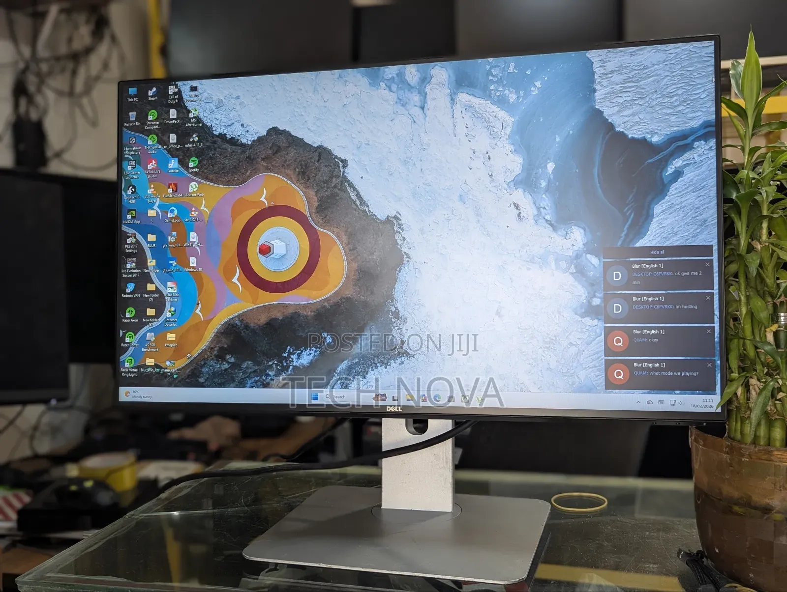 Dell Ultrasharp 24 Inch Infinity Edge Monitor U2417h, FHD 1920 X 1080