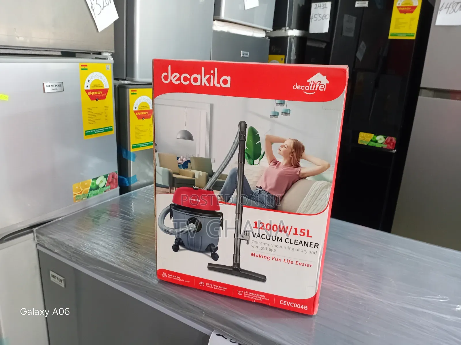 Deckila 1200w Big Tank 15l Vacuum Cleaner for Home Office 15l