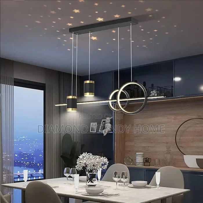 Chandelier Lights With Start Projector