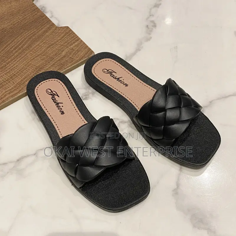 Chic Summer Cross-Band Slippers for Women ( Rubber Based)
