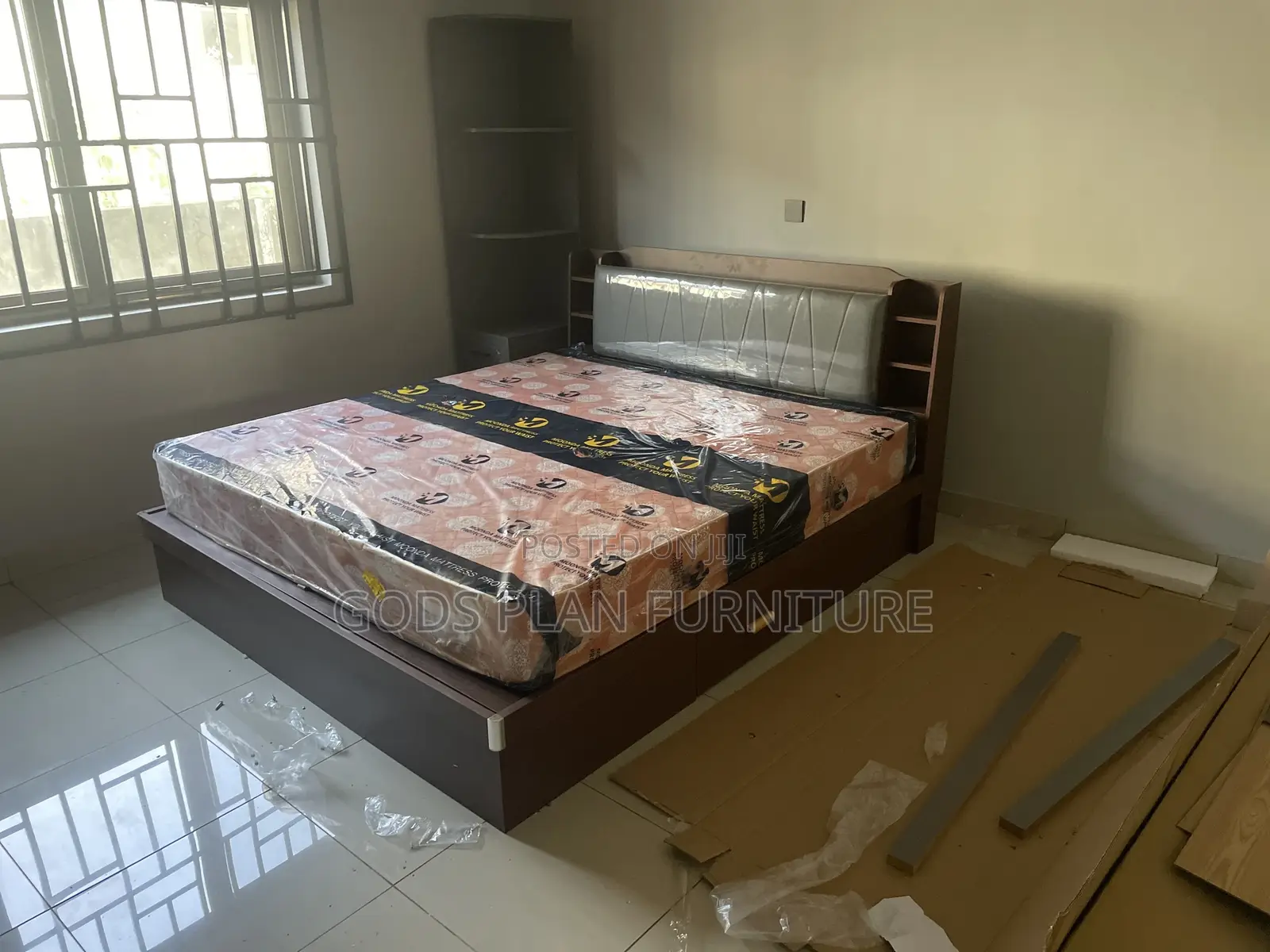 Queen Size Bed Frame - Storage