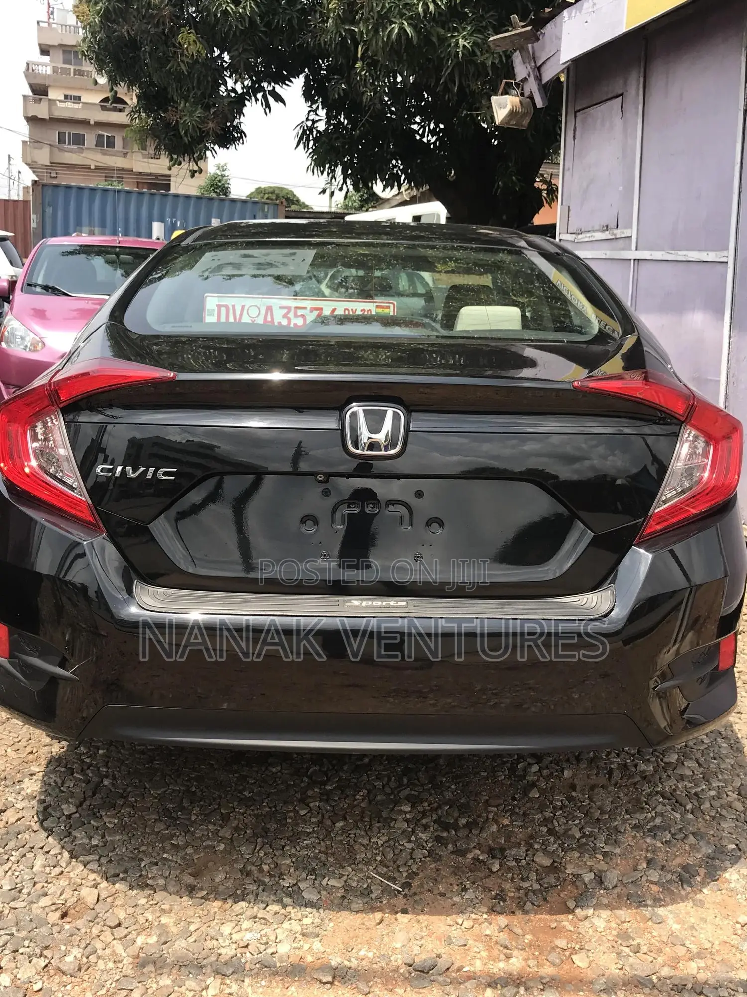 Honda Civic LX Sedan 2018 Black