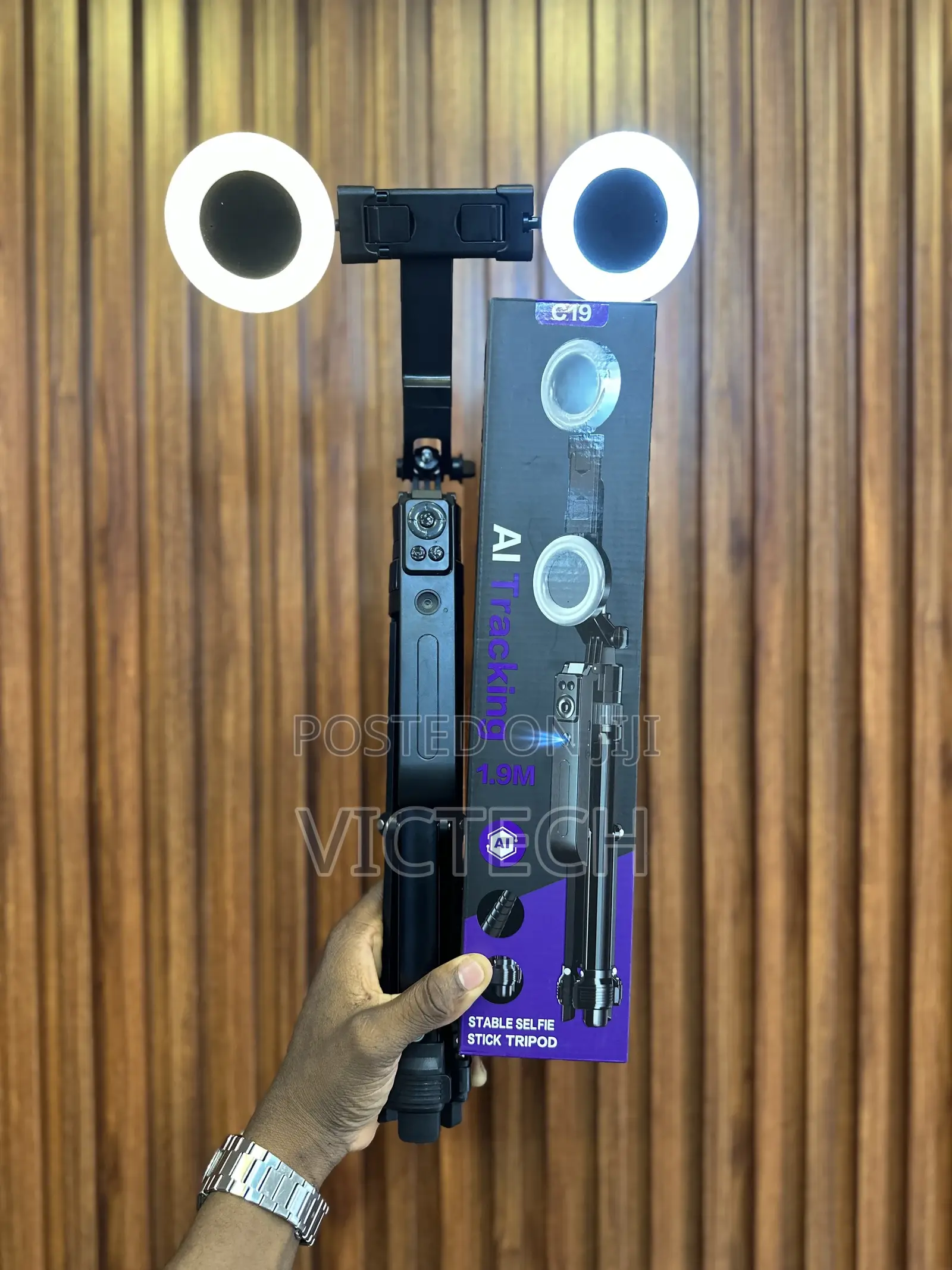 C19 Ai Tracking Selfie Stick