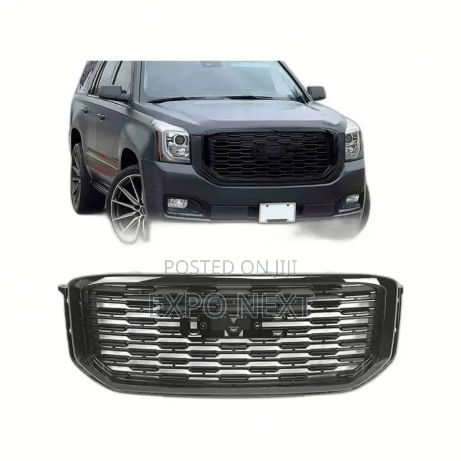 Black Front Grille For Gmc Sierra 1500 2015-2020