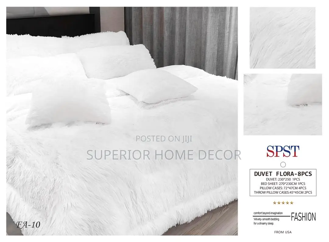 High Quality Fluffy Duvet 8 Piece Set