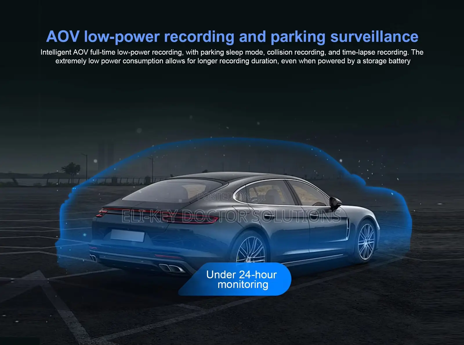 4g Gps Dual-view Car Camera Dvr Geofence App Car Security System