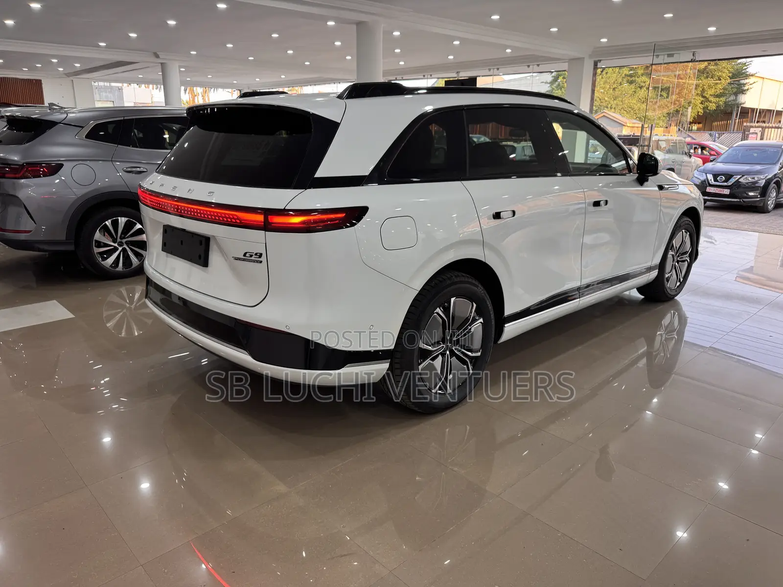 New XPeng G9 EV AWD 2025 White