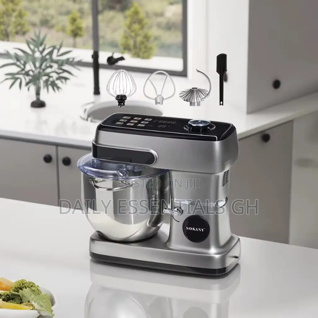 Sokany 12l Heavy Duty Stand Mixer – 2200w for Baking Dough