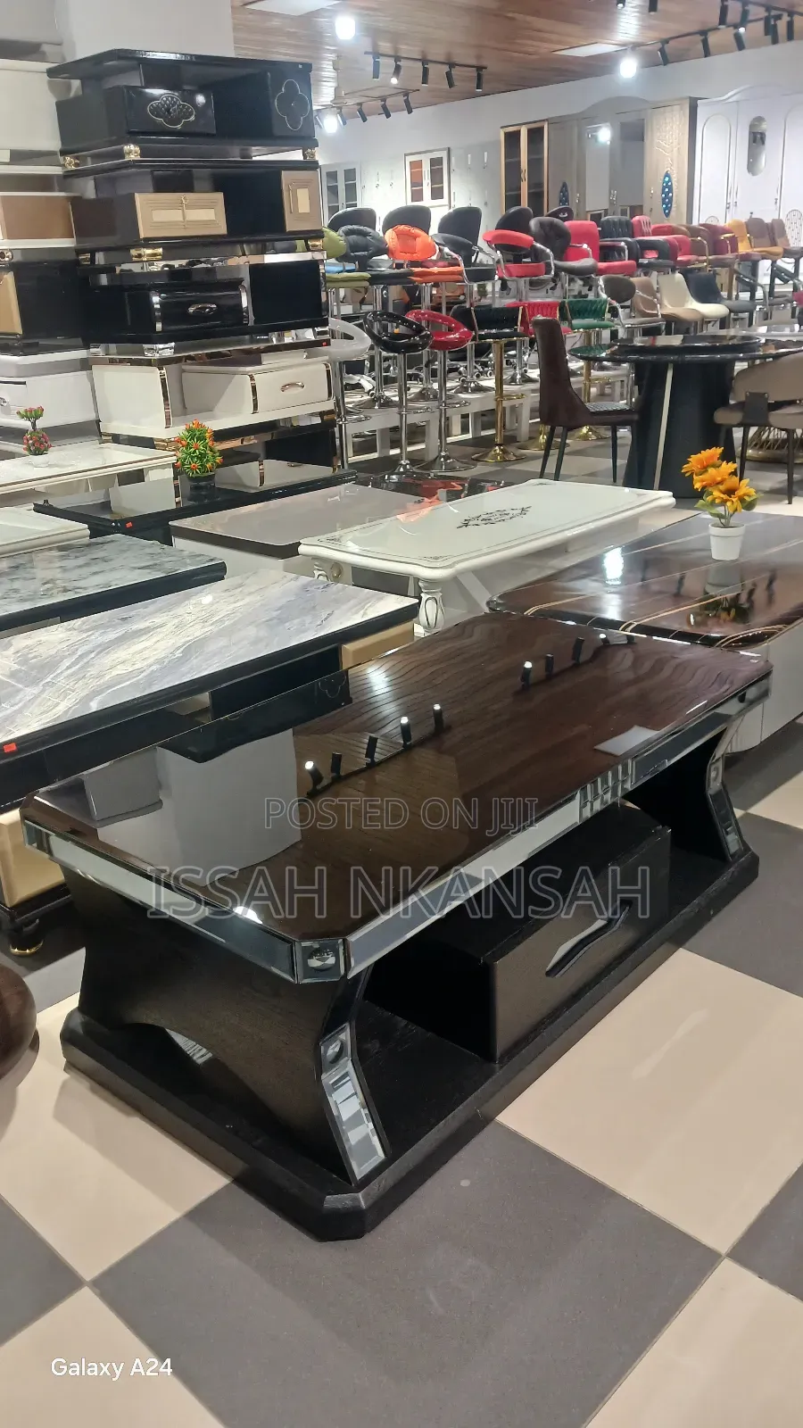 Executive Black Centre Table