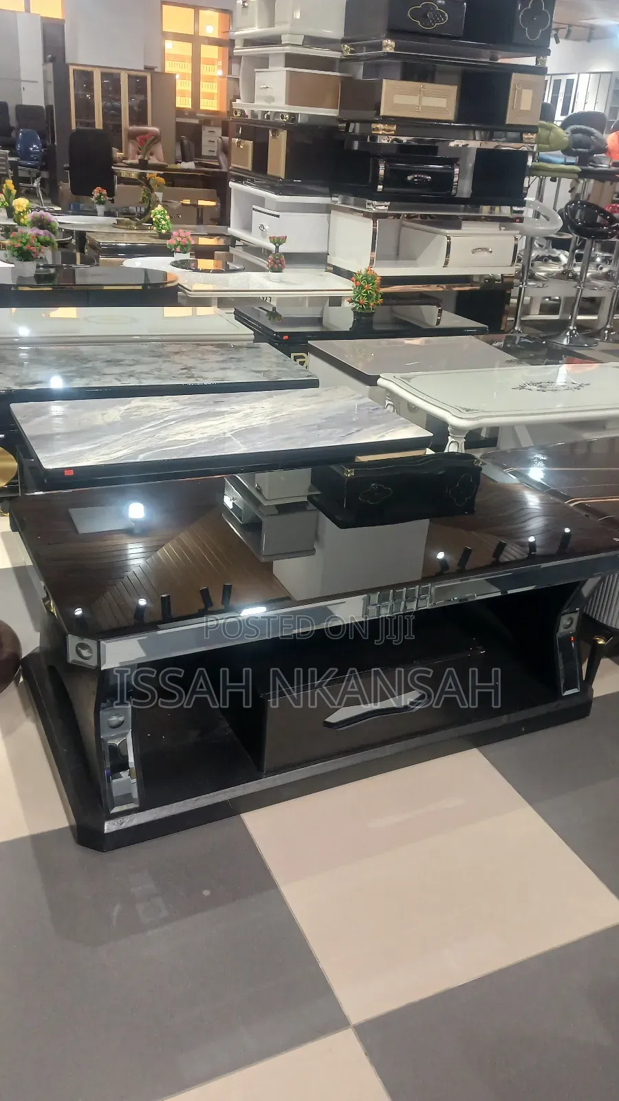 Executive Black Centre Table