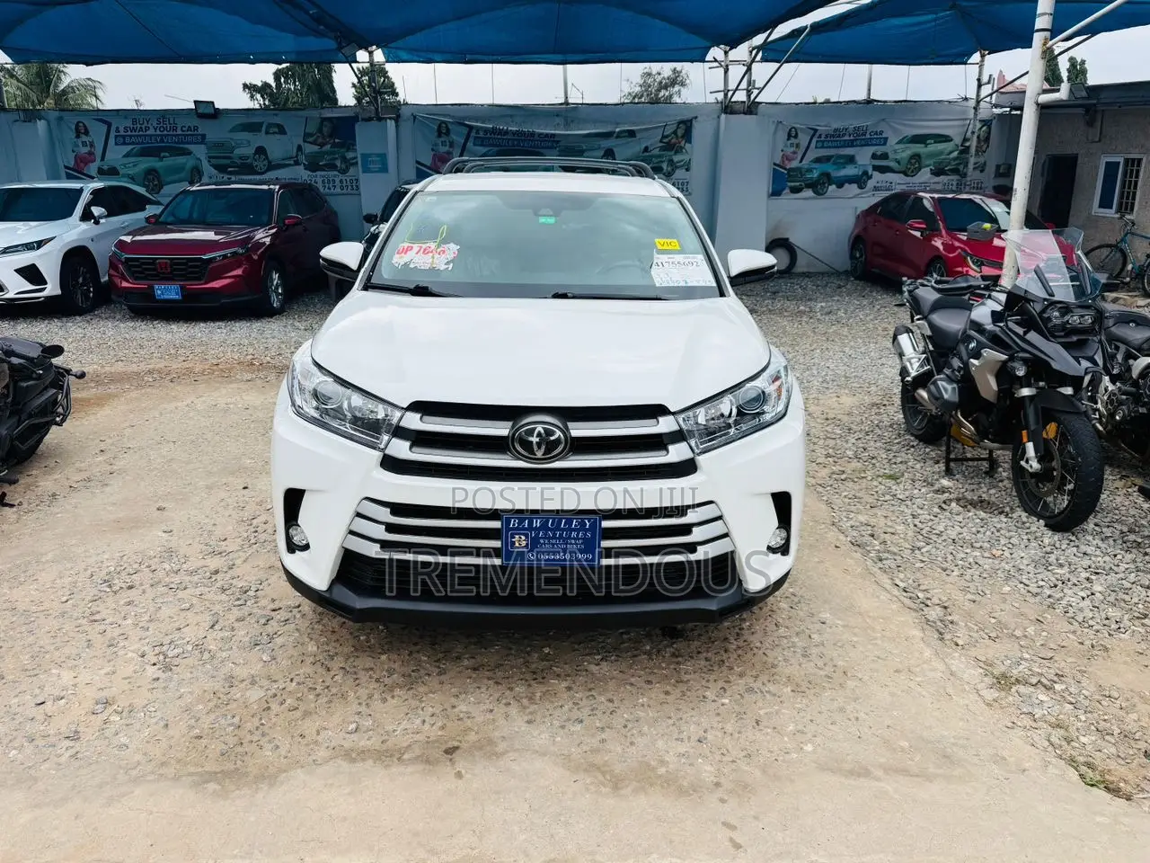 Toyota Highlander LE Plus 2019 White