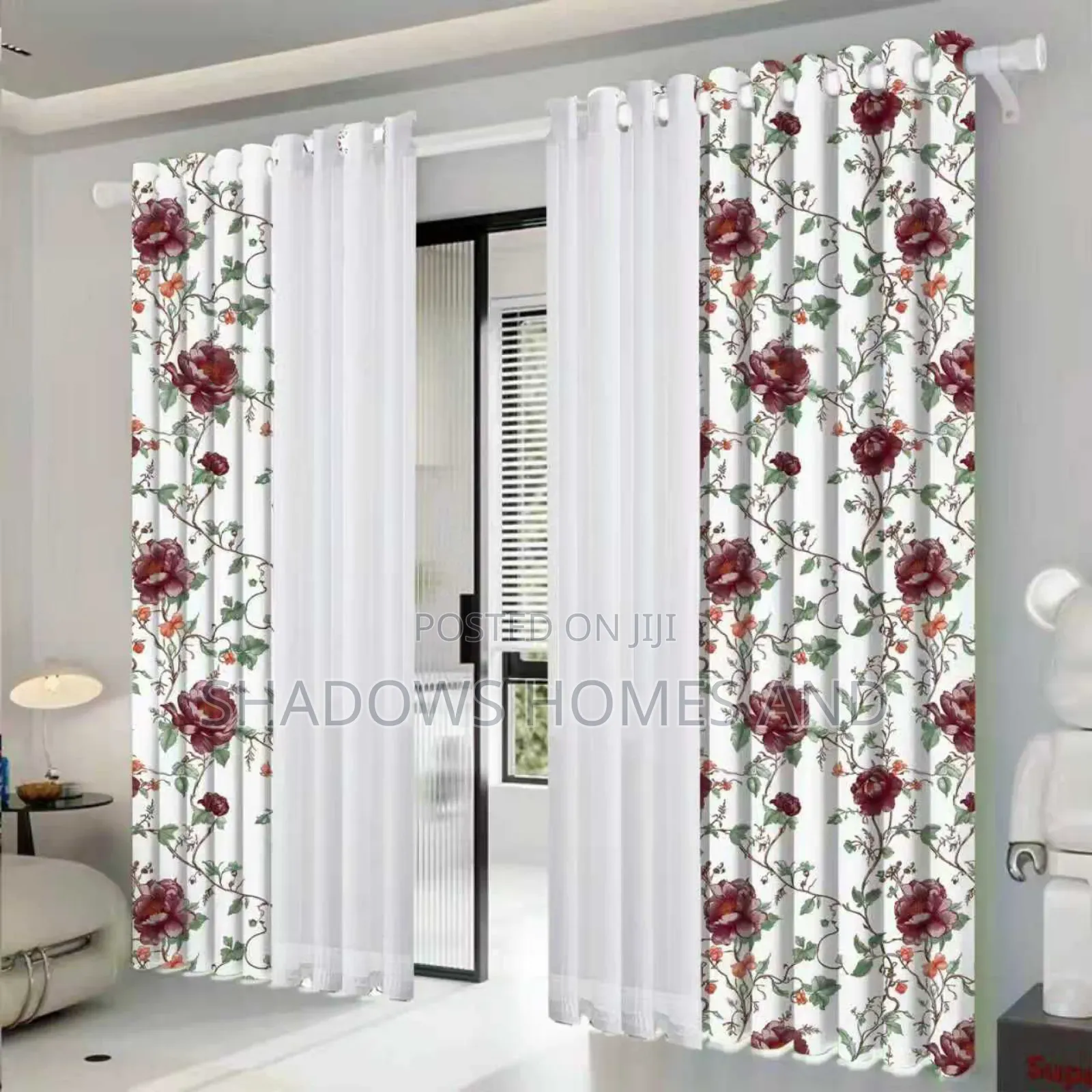 4pcs Set Curtains