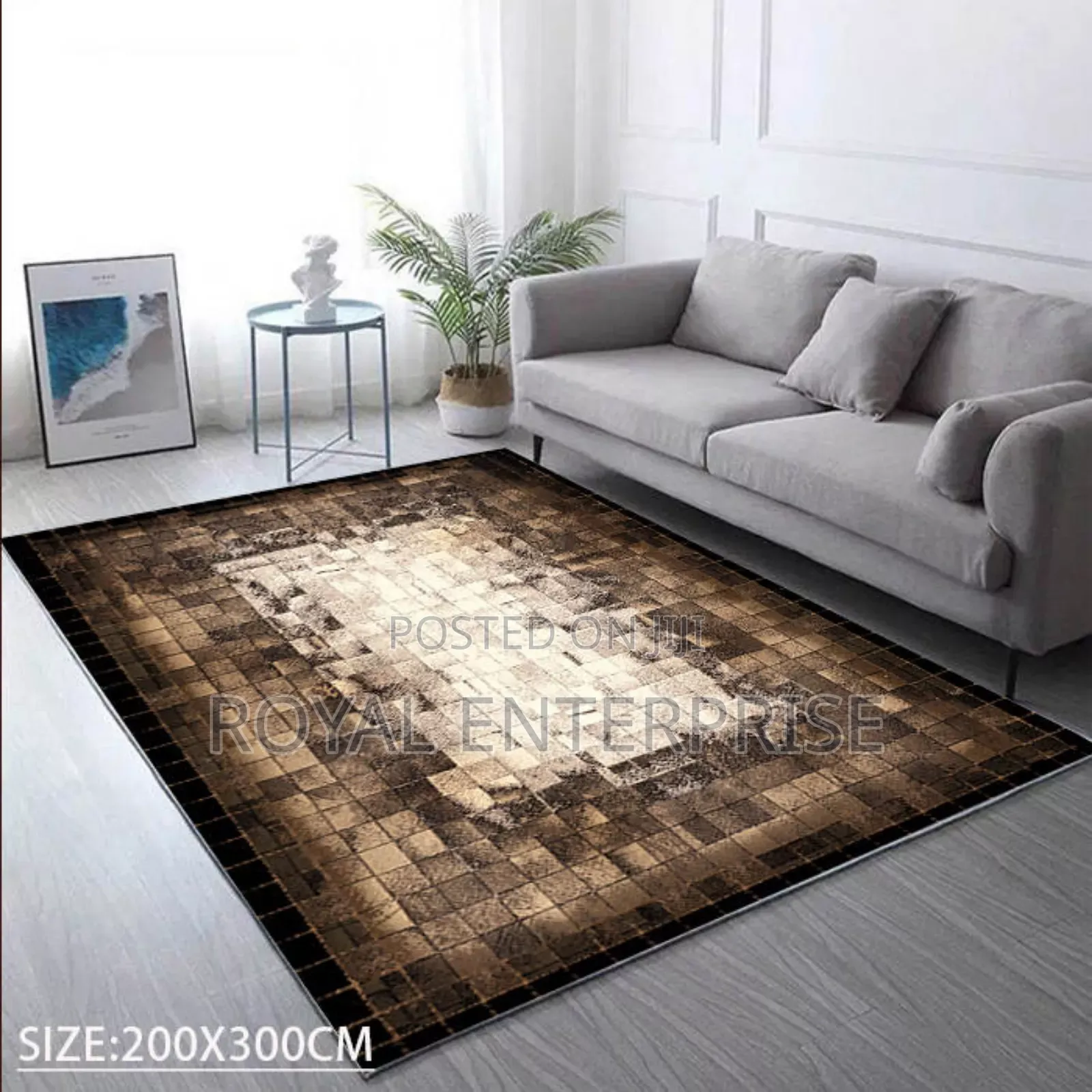 3d Crystal Velvet Carpet: Ultimate Comfort ( 200/300cm )