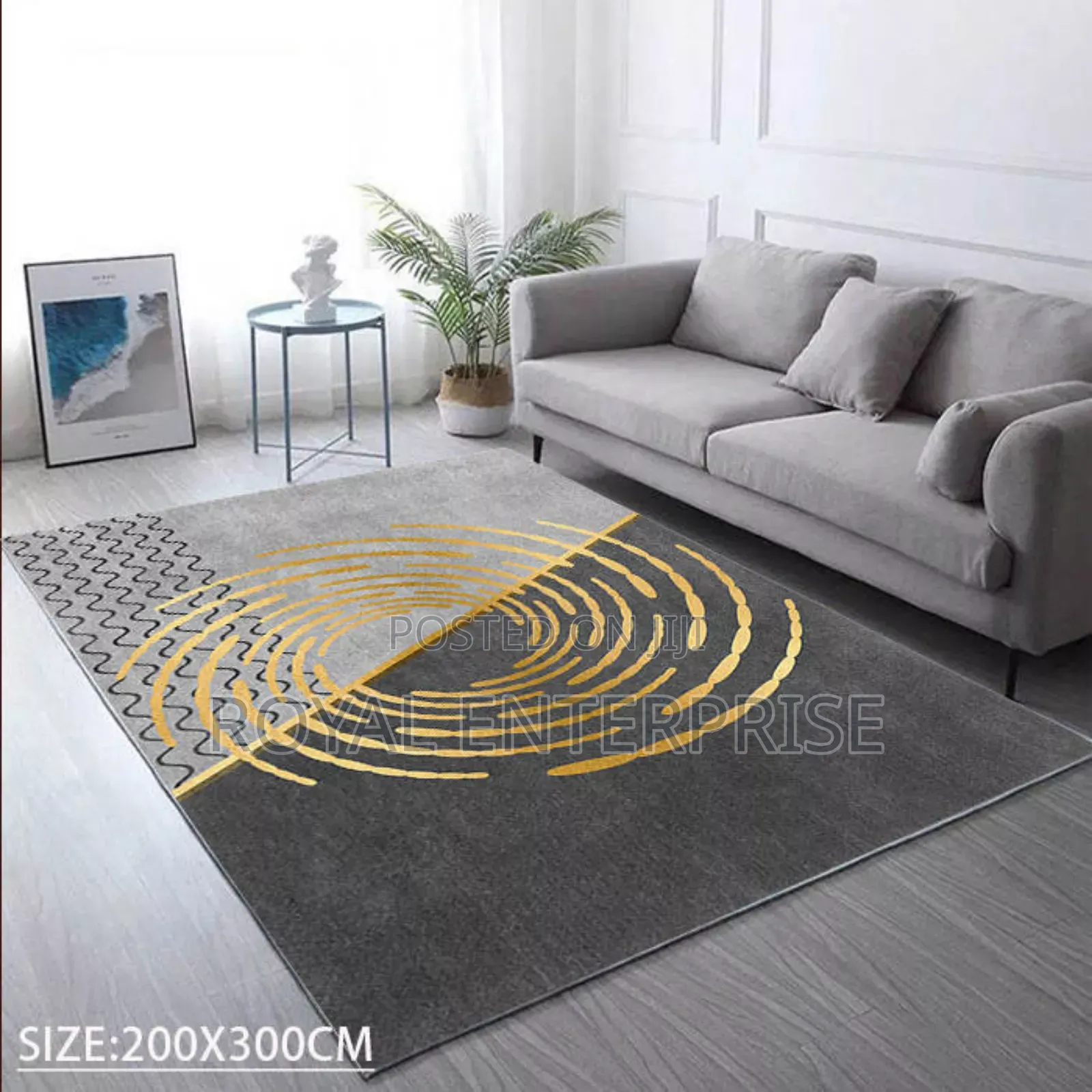 Crystal 3d Velvet Carpet: Add a Touch of Luxury ( 200/300cm )