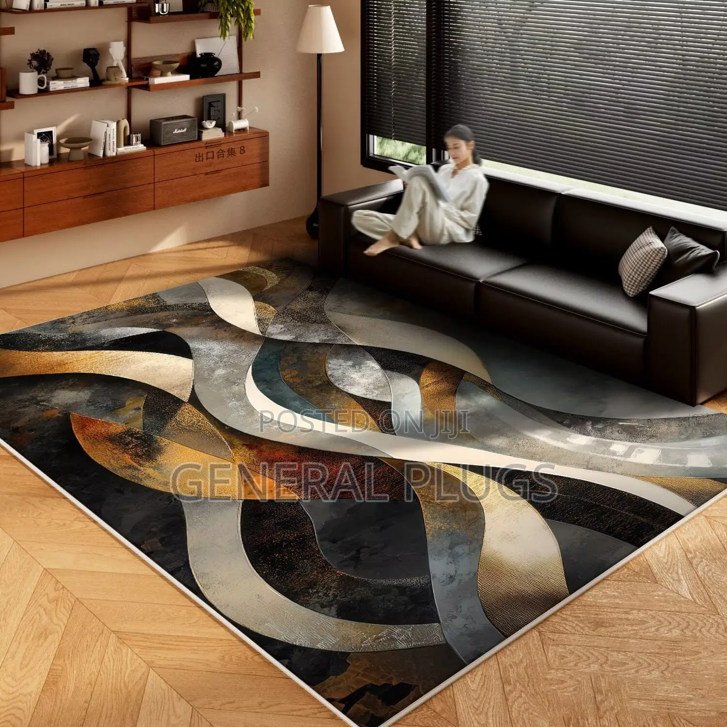 Elegant Oversized Hairy Carpets (200x300cm)