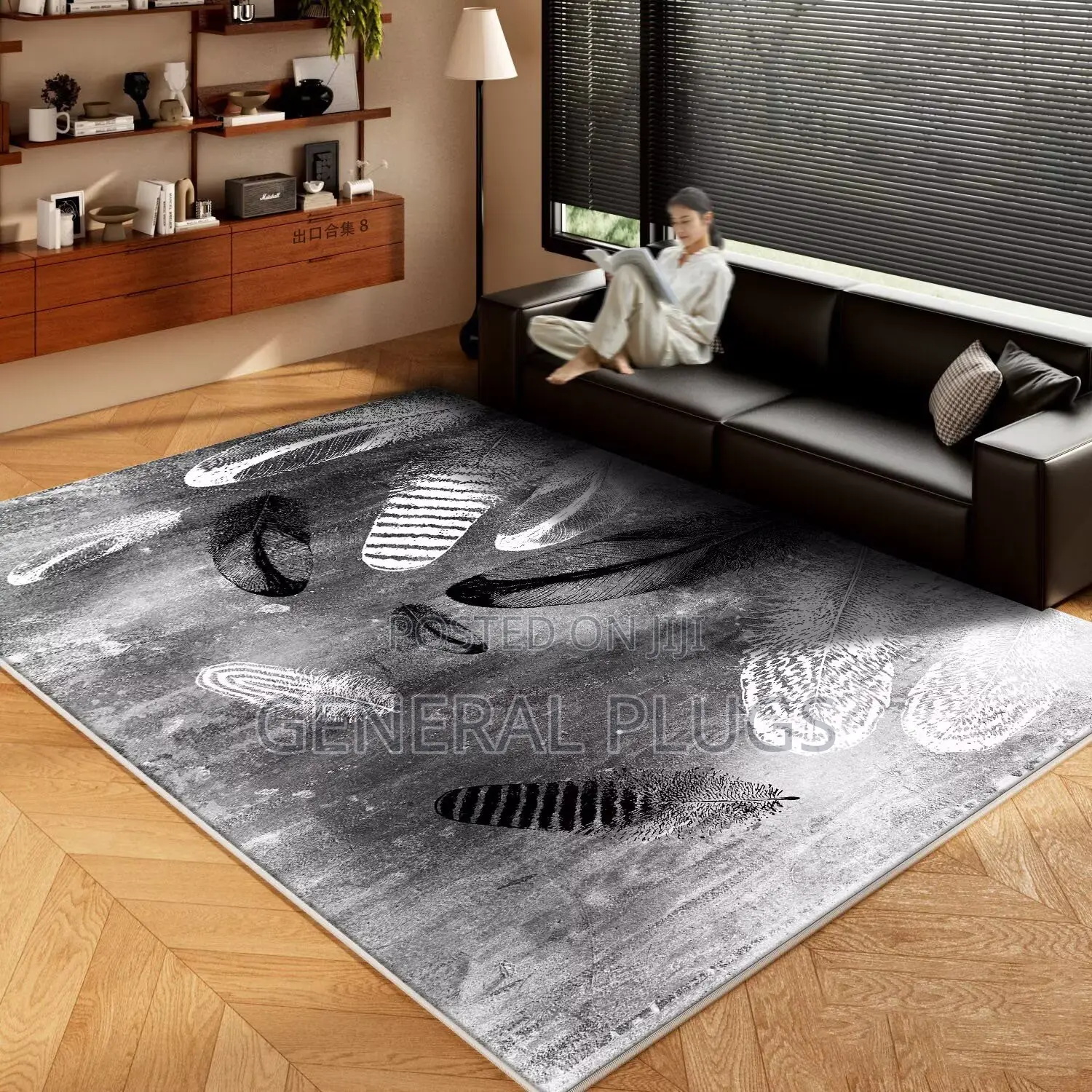 Soft Luxury Hairy Carpets for Spacious Homes (200x300cm)