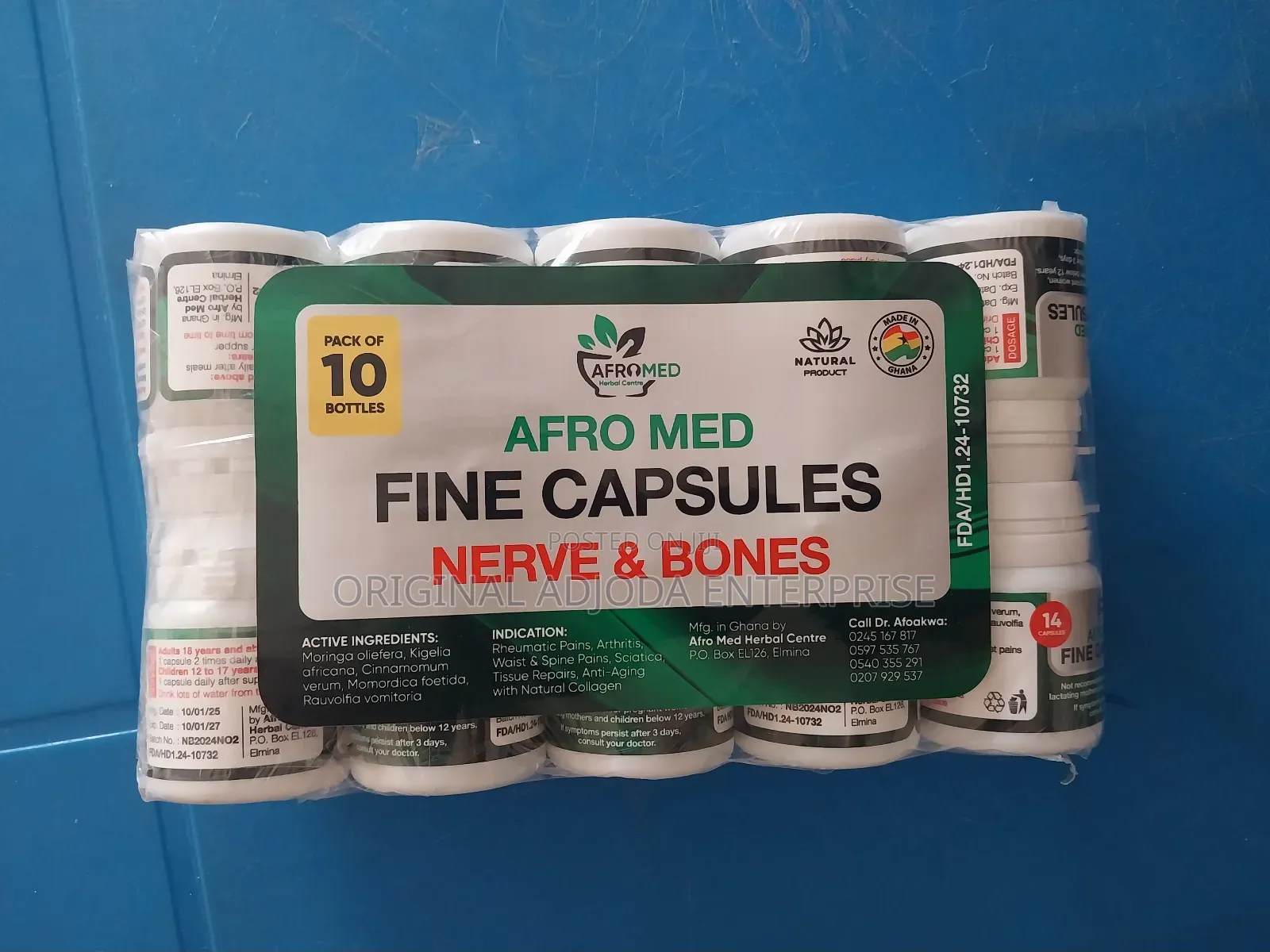Afro Med Fine Capsules Nerve And Bone