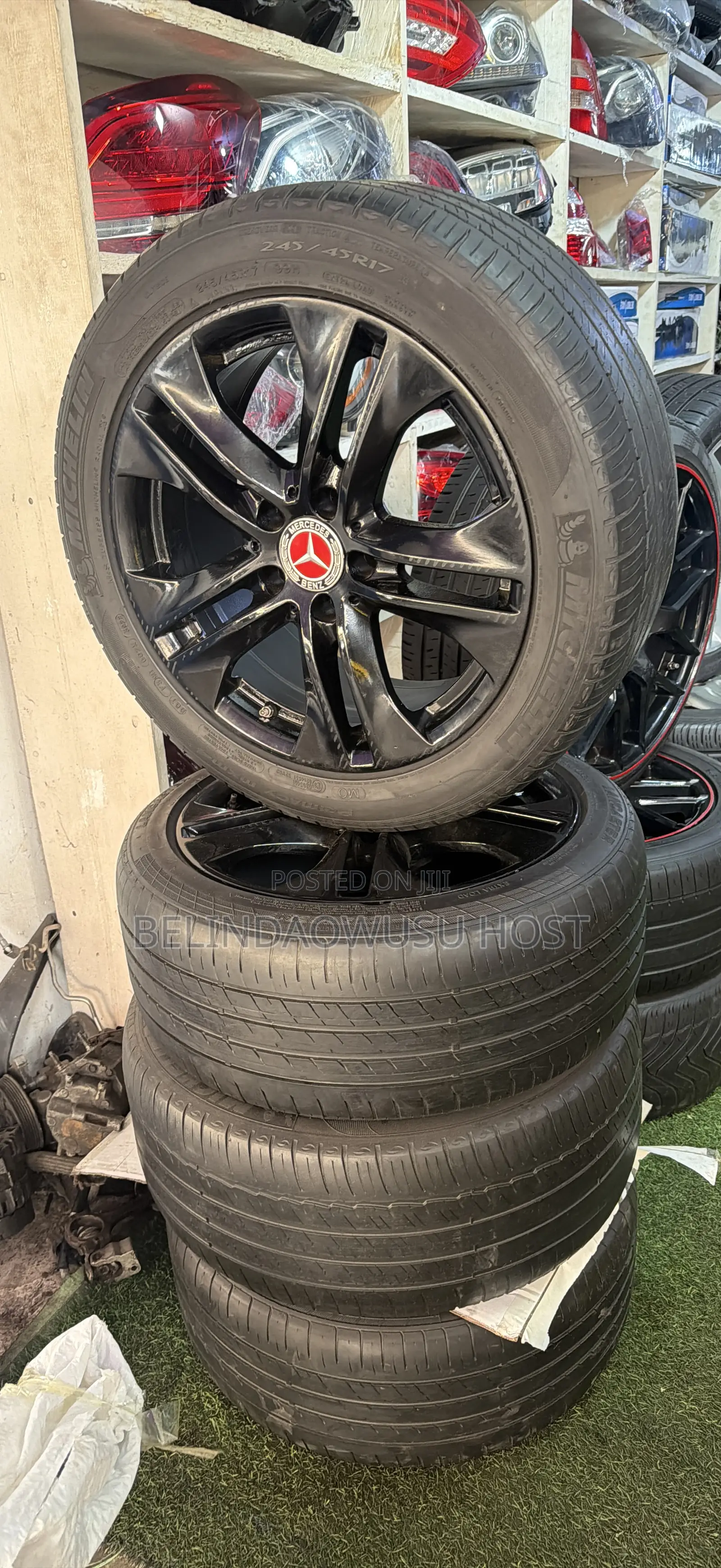 Benz Rim 17 With Tires