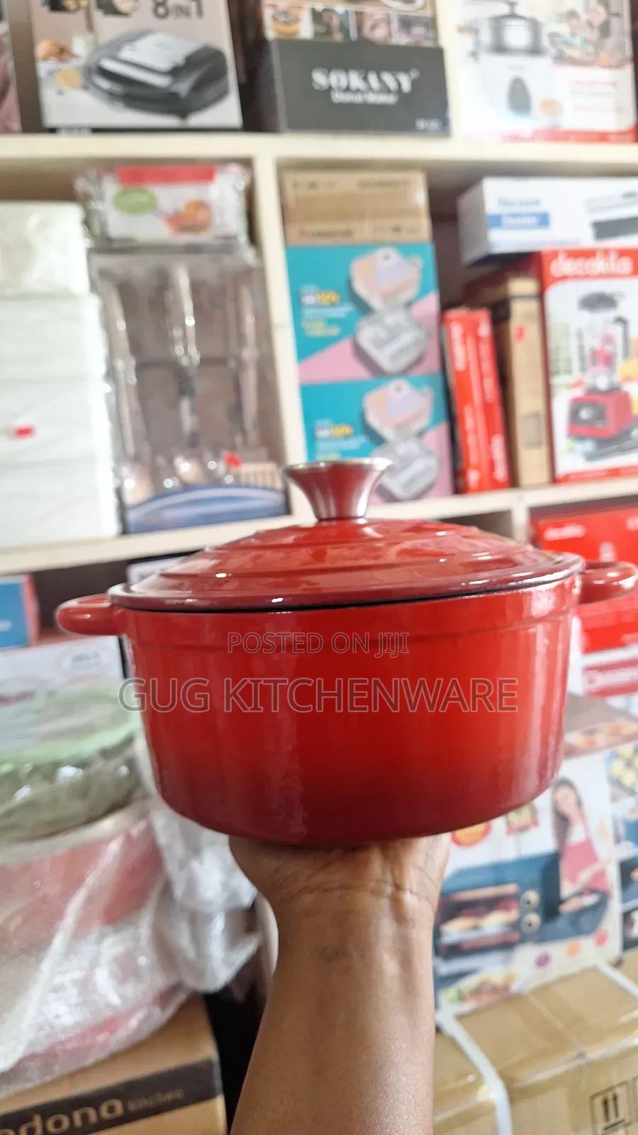 Single Cast Iron Pot