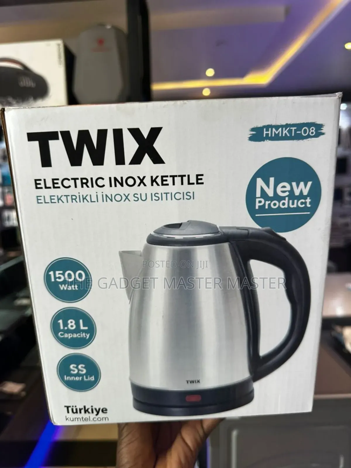 Twix HMKT-08 1.8l Electric Inox Kettle