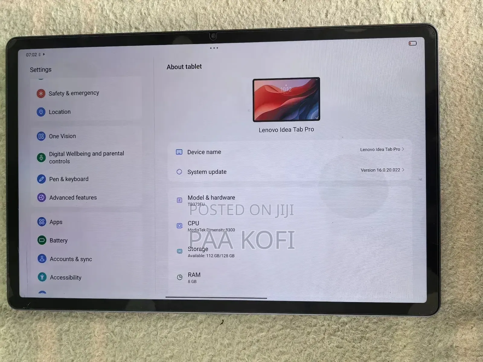 New Lenovo IdeaTab S6000L 128 GB Gray
