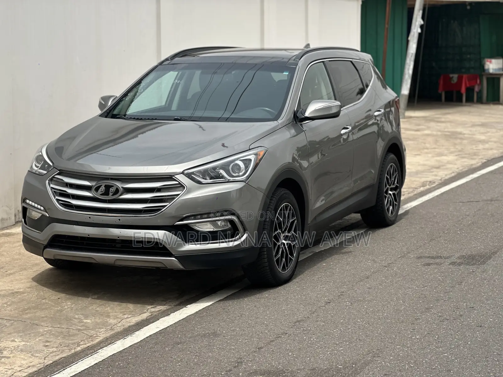 Hyundai Santa Fe SE AWD 2017 Gray
