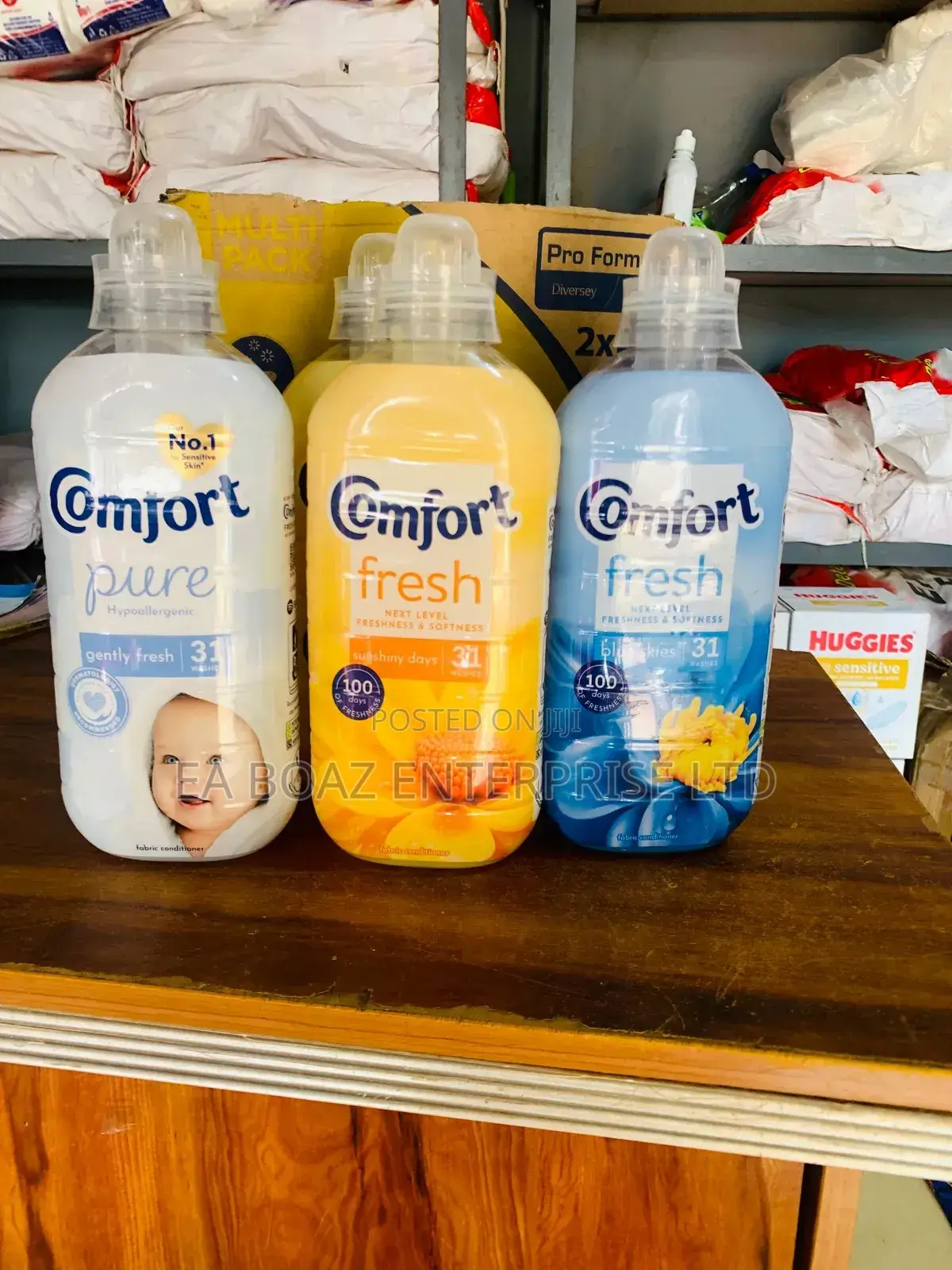 Comfort After Wash Softener Fabric Lifter Odour 930ml