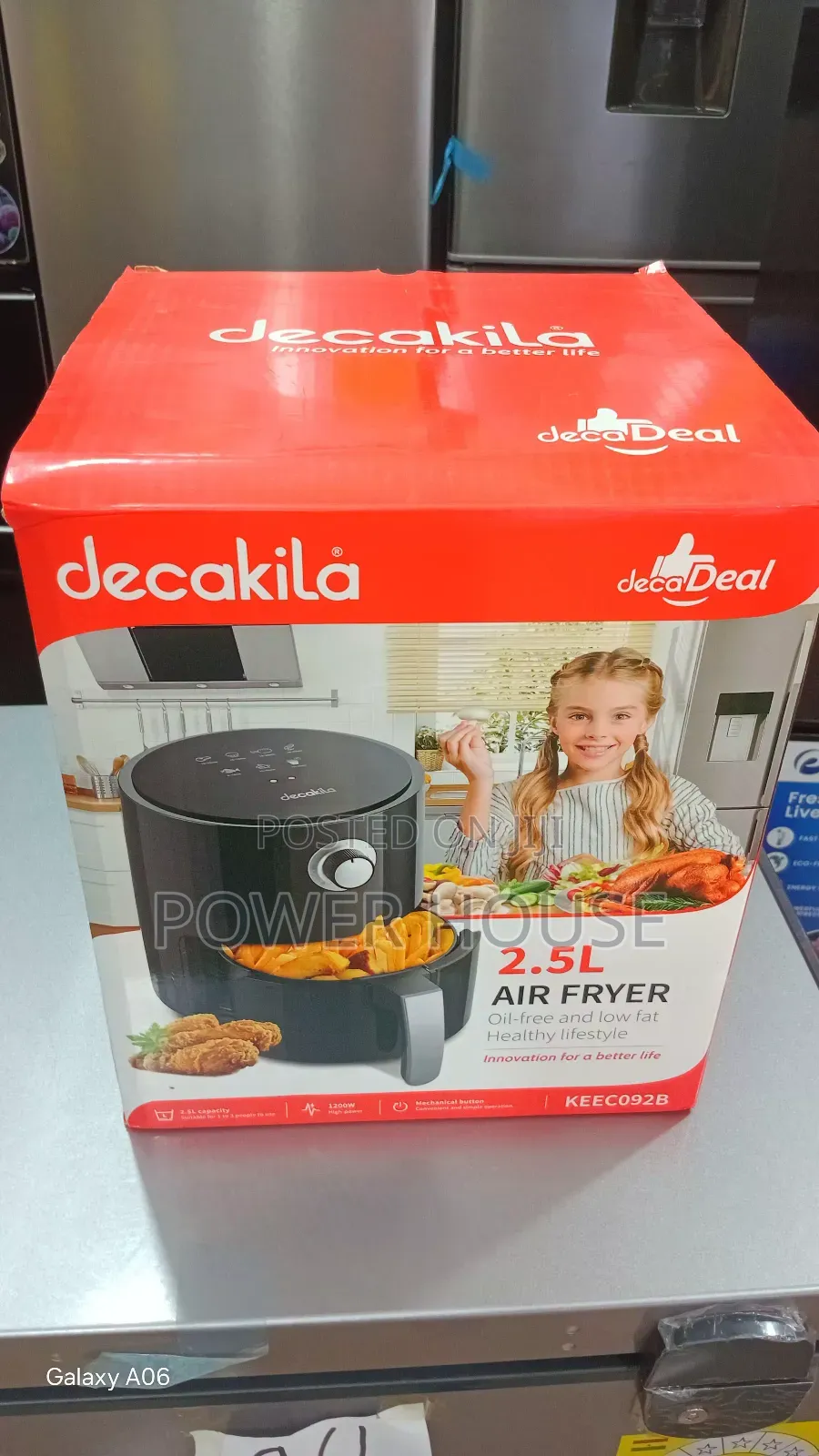 Decakila 2.5l Air Fryer – Everyday Cooking Made Healthy Air Fryer
