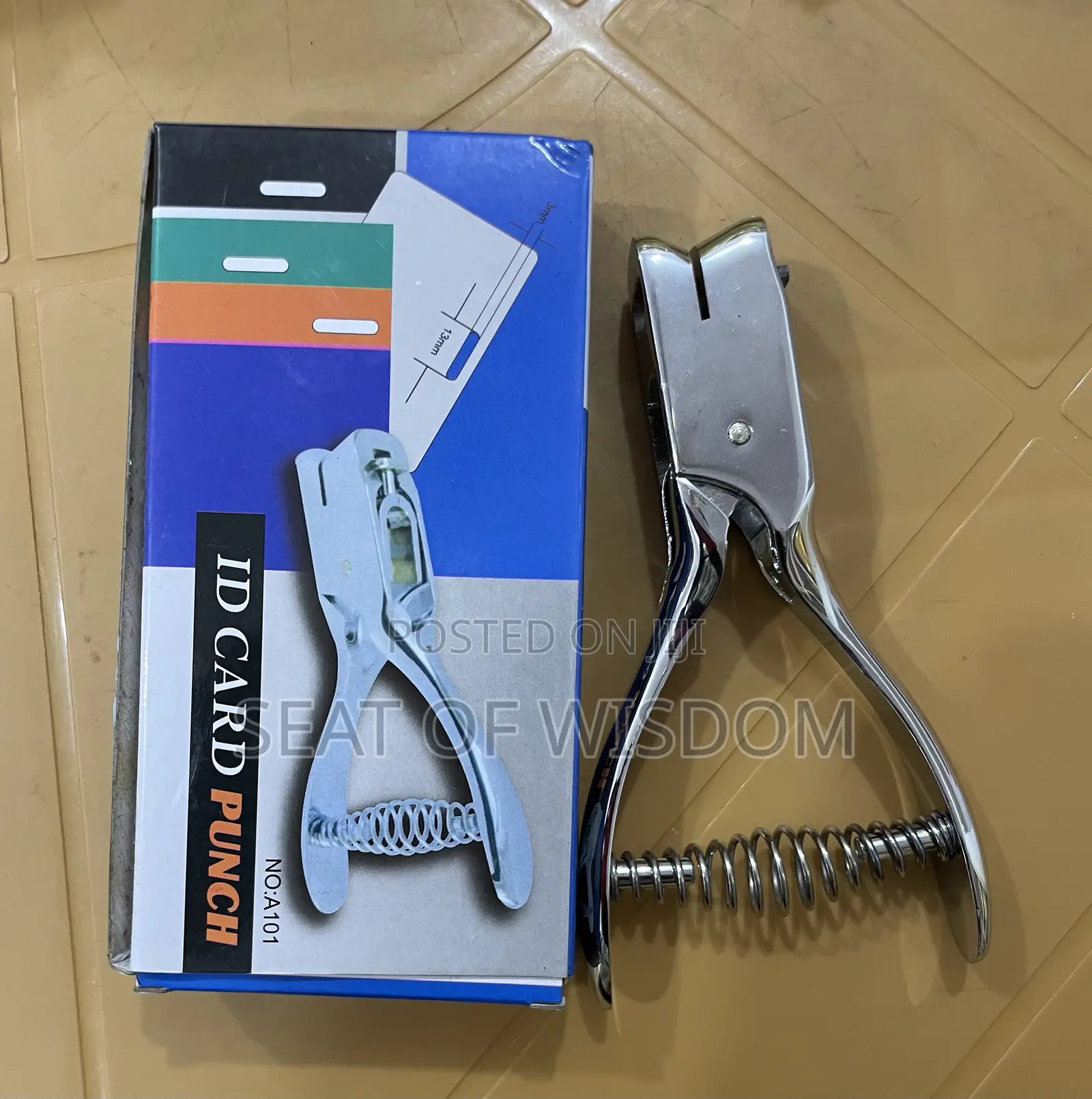 Single Perforator Id Card Punch