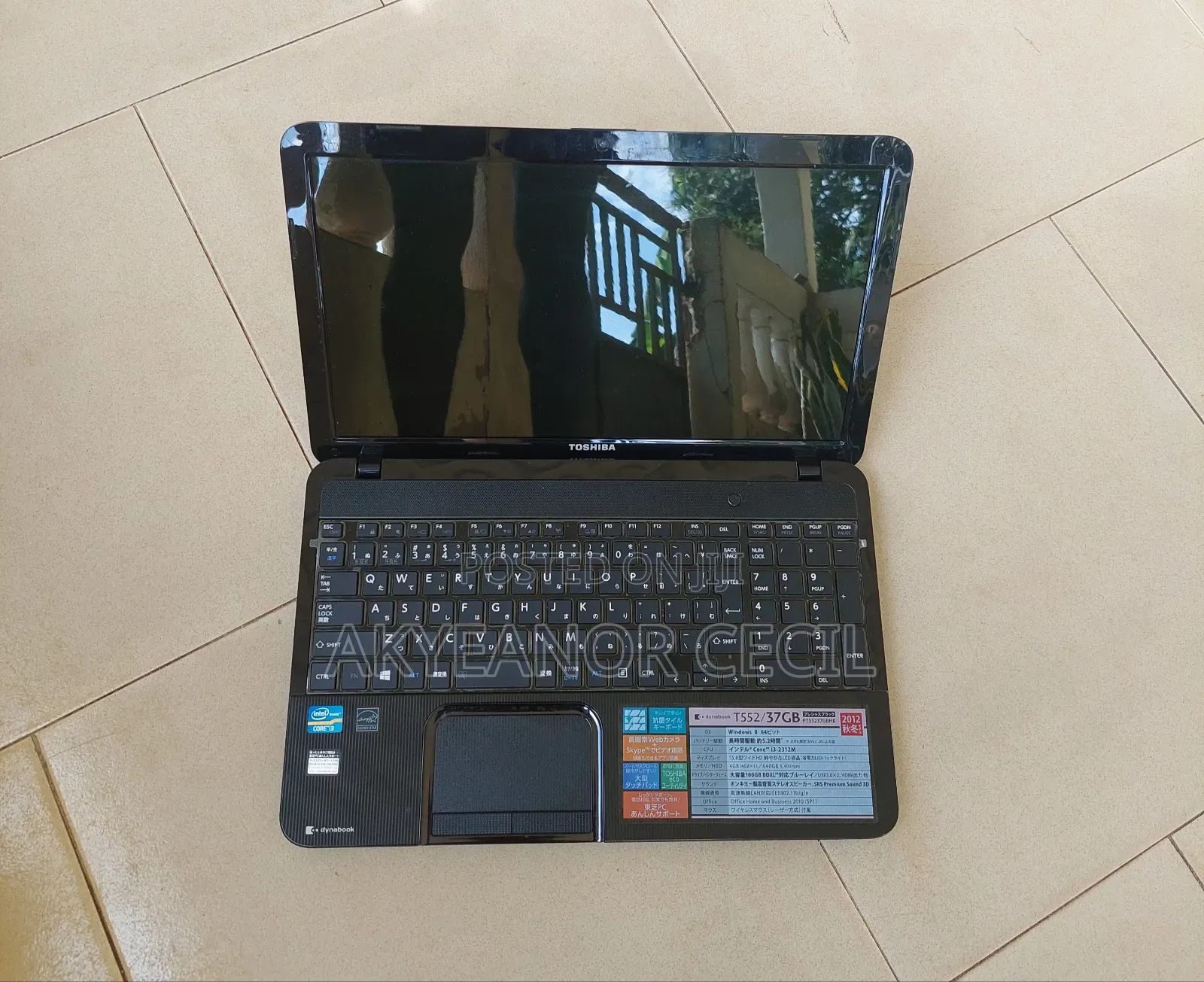 Laptop Toshiba Dynabook R634/M 8GB Intel Core i3 HDD 320GB