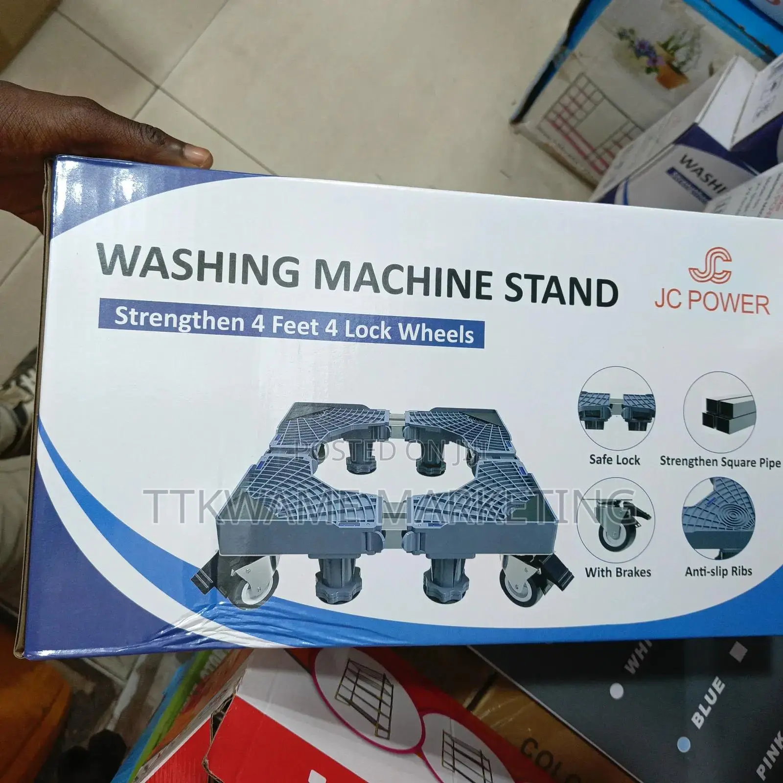 Adjustable Washing Machine Stand