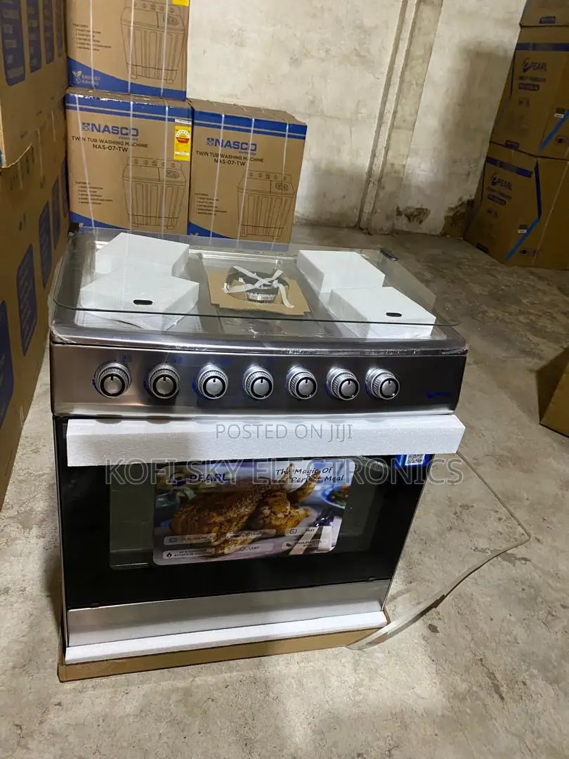 Pearl 80x60 5burner Gas Cooker Oven and Grill