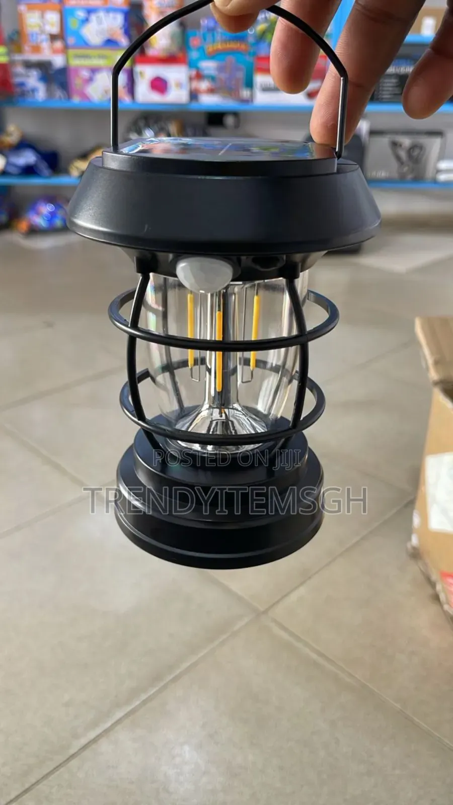 Portable Hanging Solar Sensor Lantern