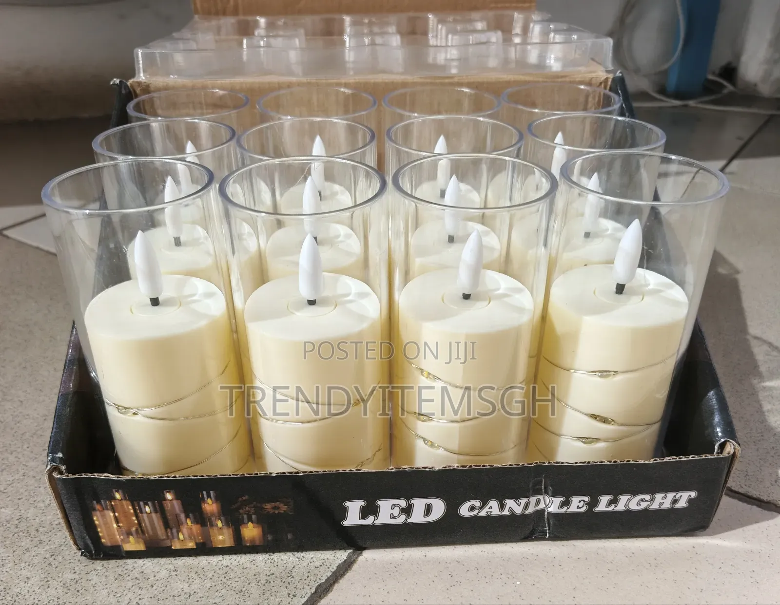 Led CandleLight With Pointed Flame