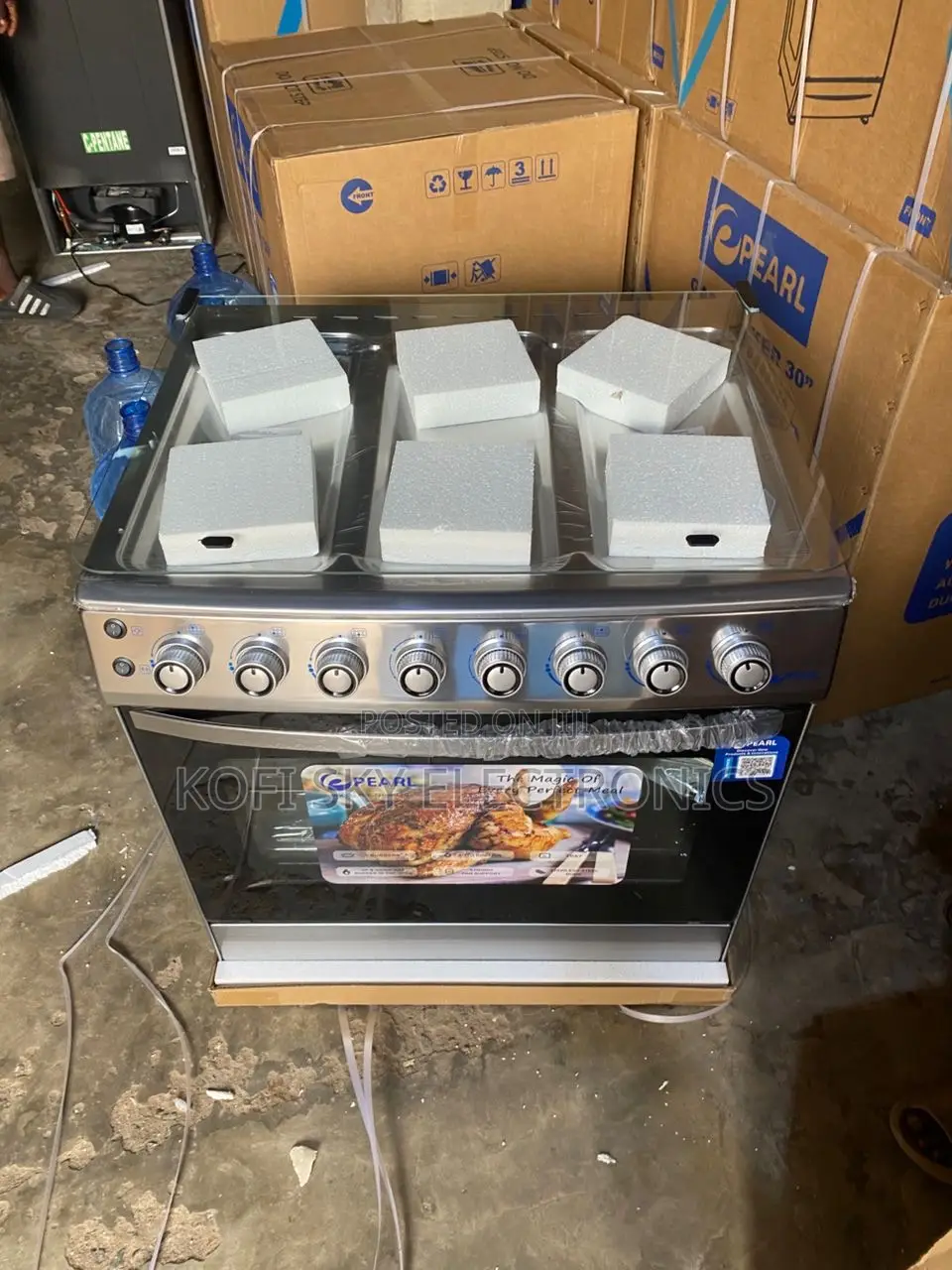 Massive Pearl 6burner Gas Cooker Oven and Grill