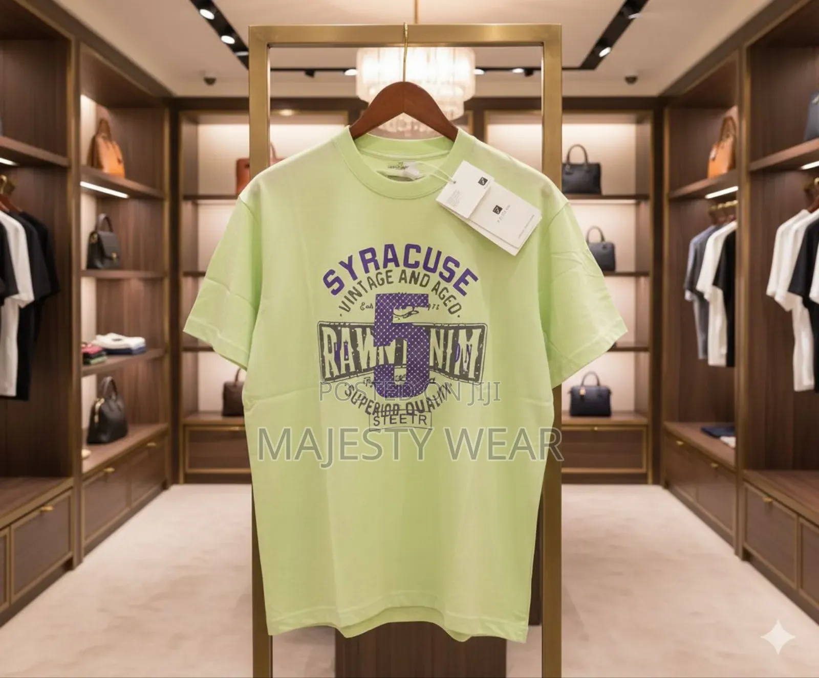 Basic Round Neck T-Shirt for Men