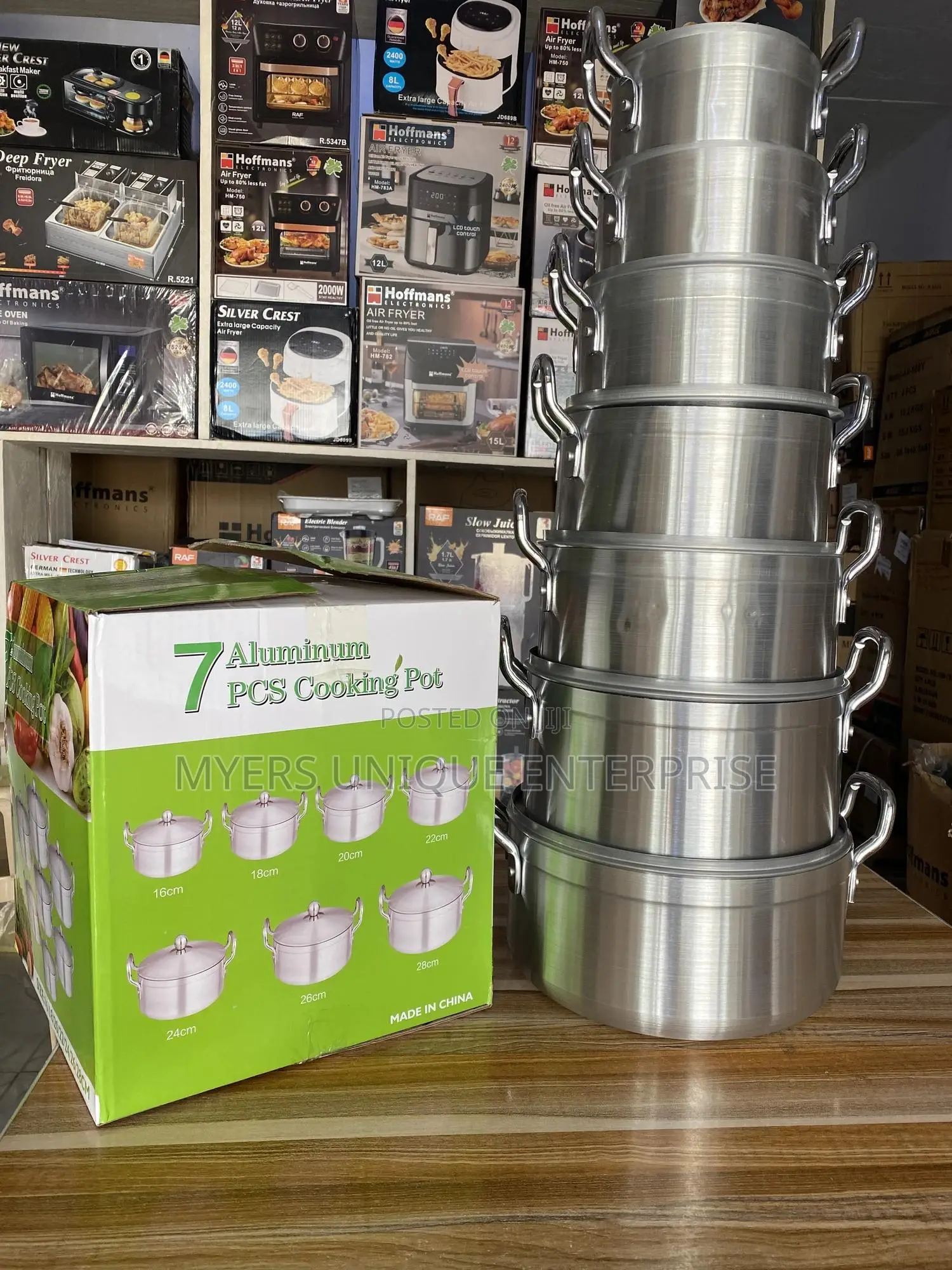 Non-crack Aluminum Kitchen Delight Cookware Set