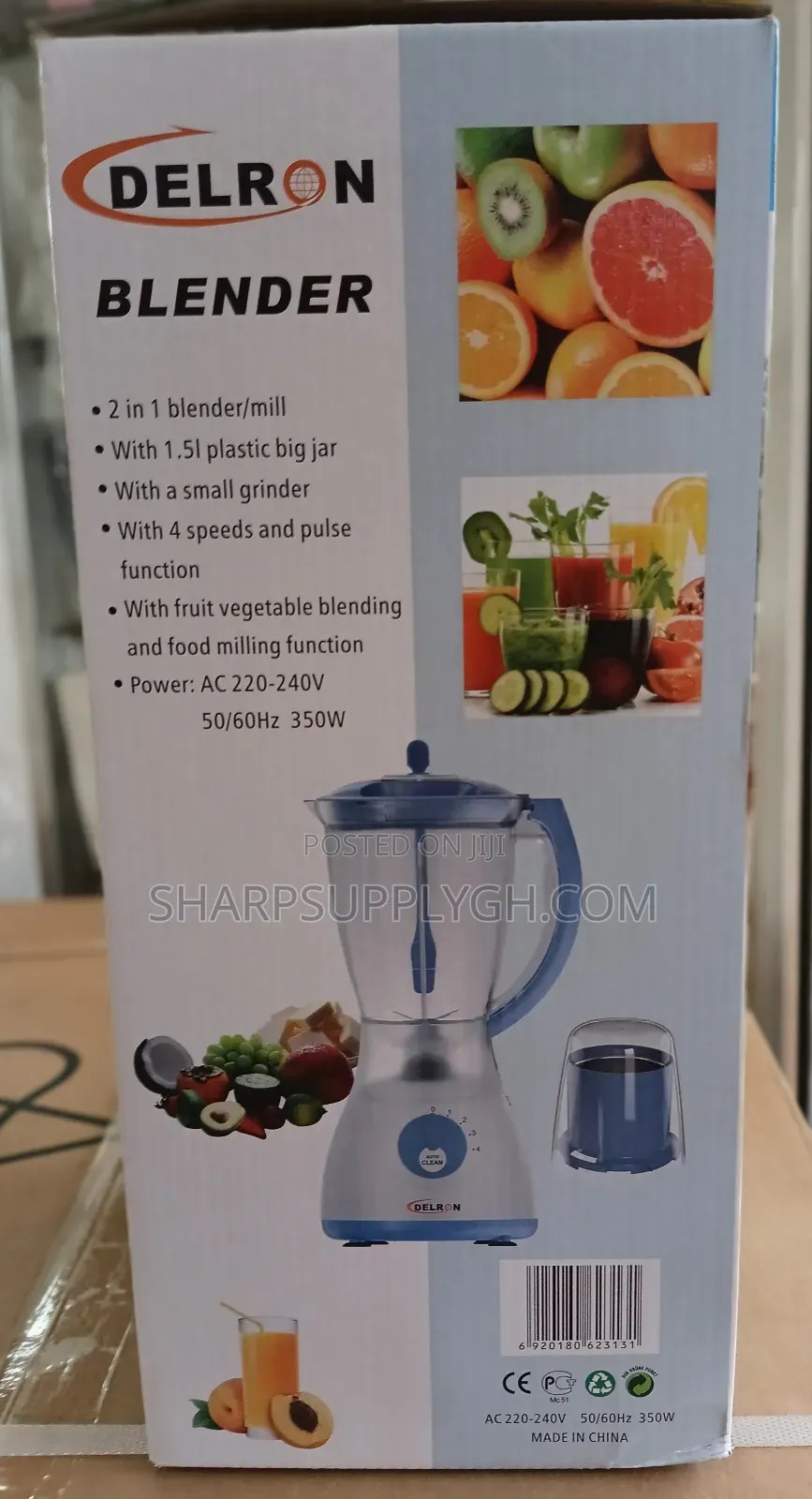 Delron 2 in 1 Blender