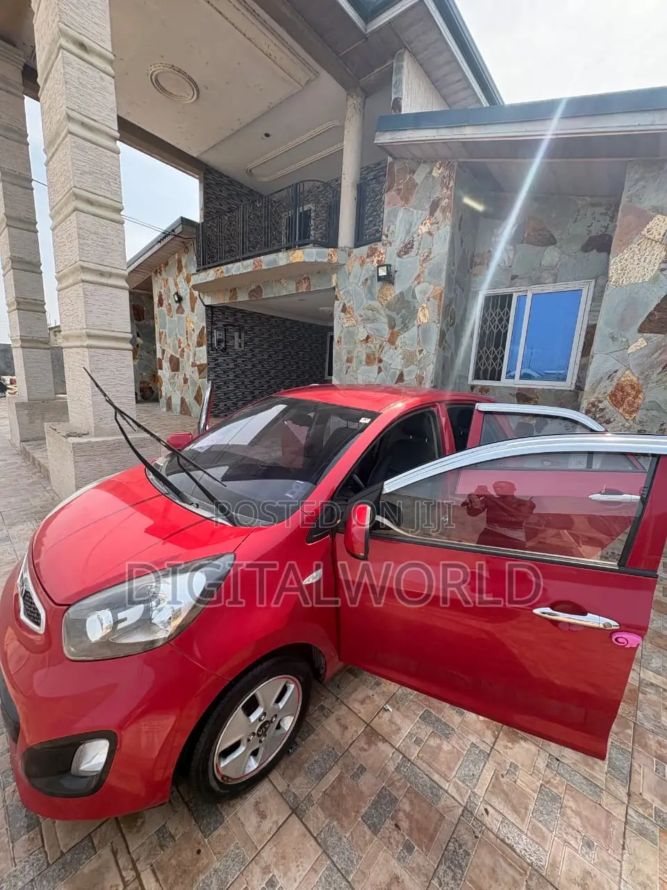 Kia Morning 2015 Red